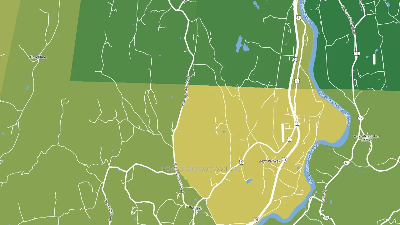 05346, VT block-group voter-turnout map