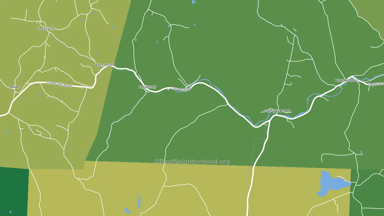 05351, VT block-group voter-turnout map