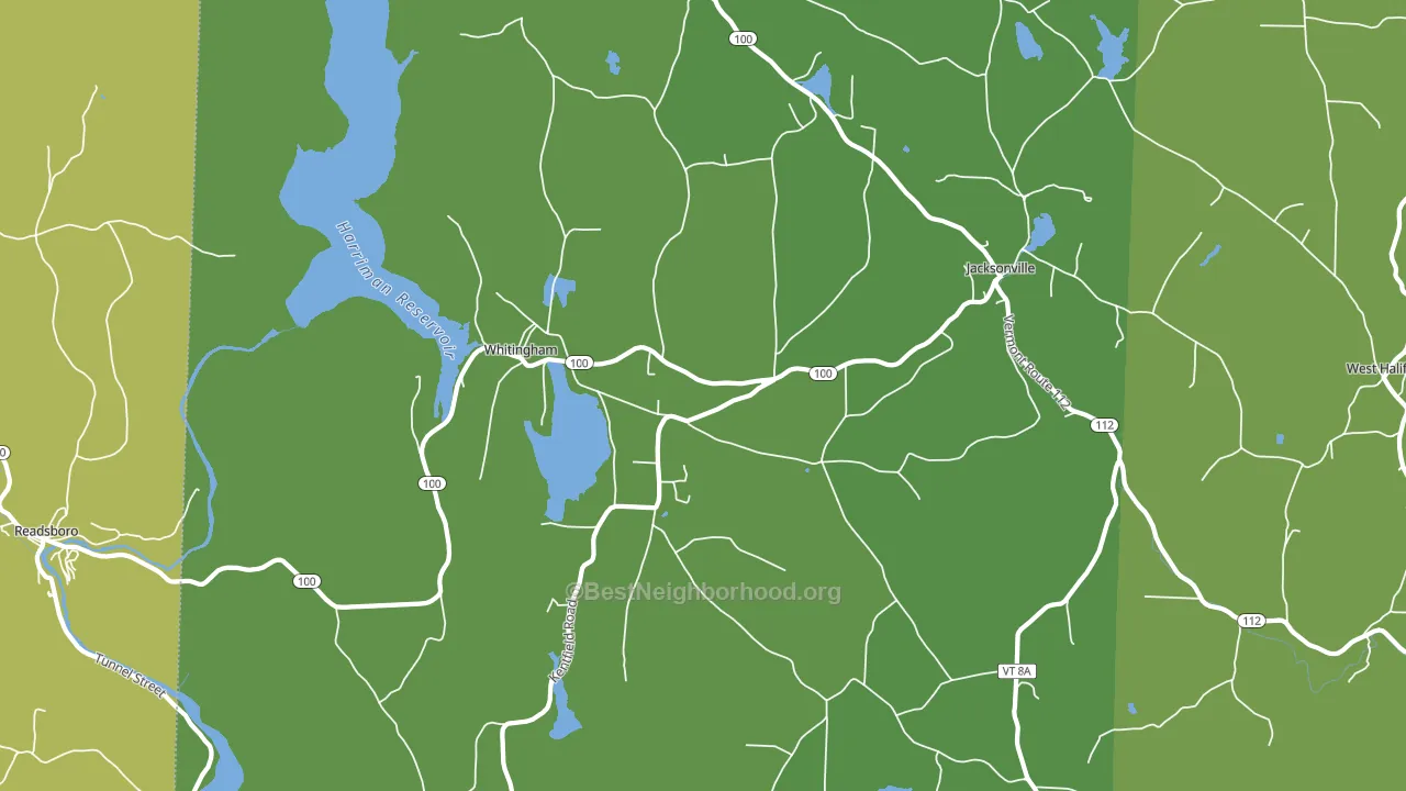 05361, VT block-group voter-turnout map