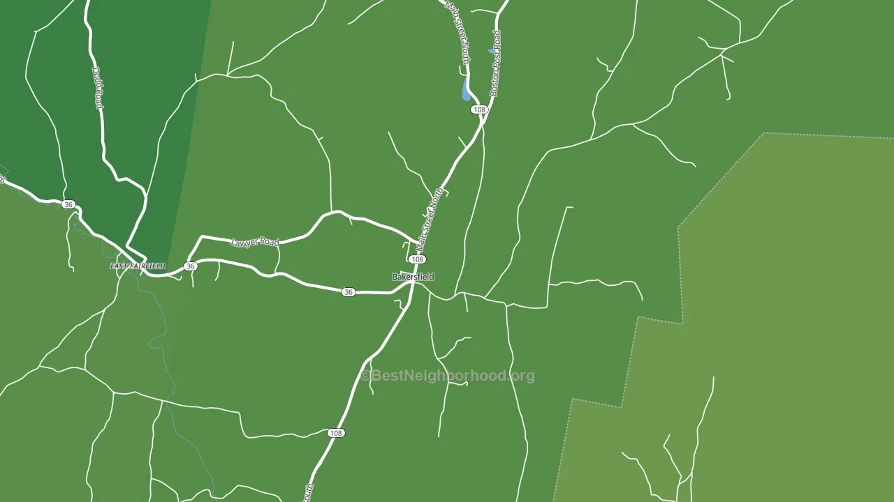 05441, VT block-group voter-turnout map