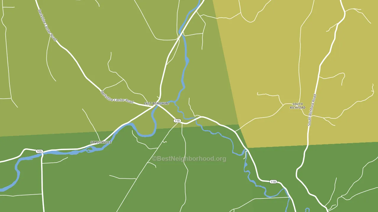 05447, VT block-group voter-turnout map