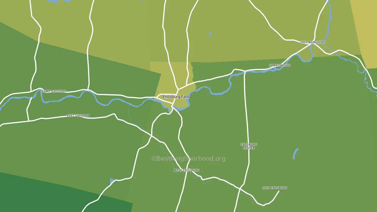 05450, VT block-group voter-turnout map