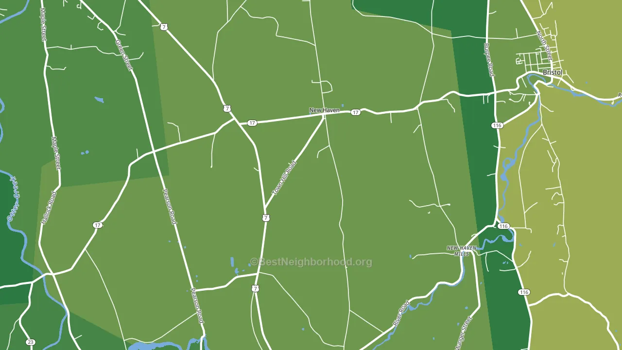 05472, VT block-group voter-turnout map