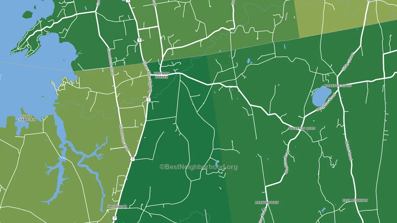 05473, VT block-group voter-turnout map