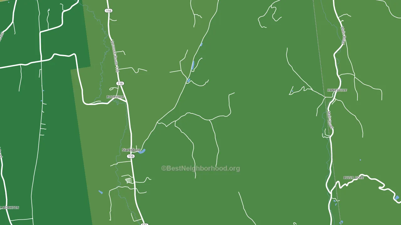 05487, VT block-group voter-turnout map