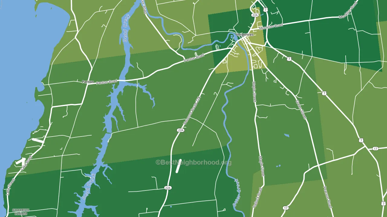05491, VT block-group voter-turnout map