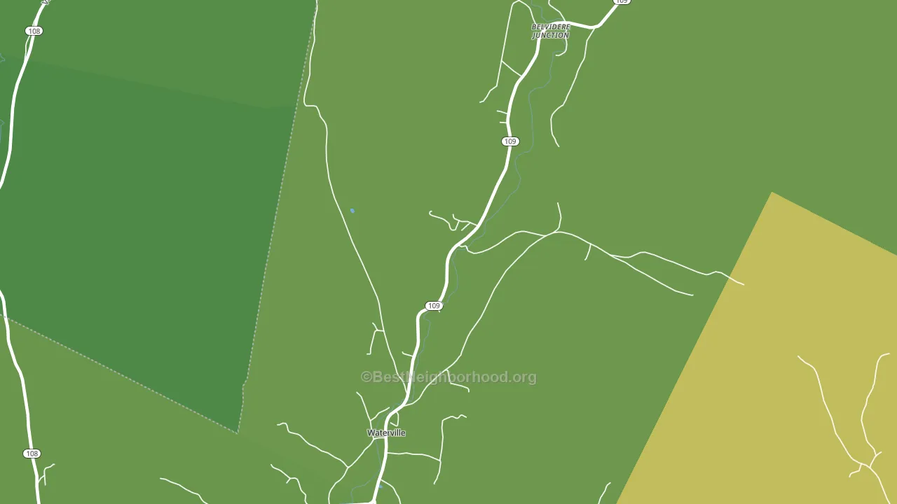 05492, VT block-group voter-turnout map