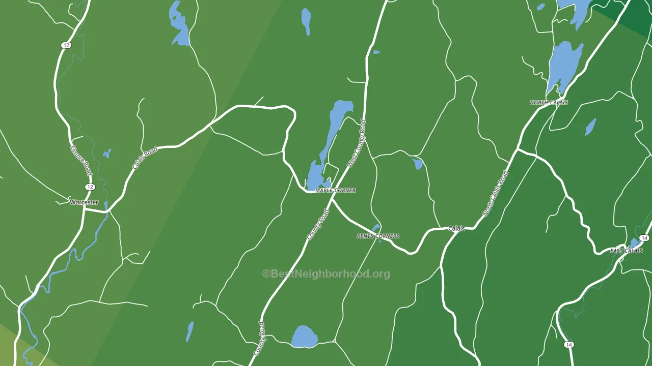05648, VT block-group voter-turnout map