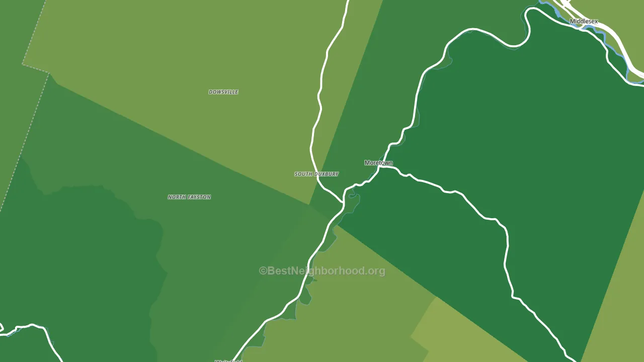 05660, VT block-group voter-turnout map
