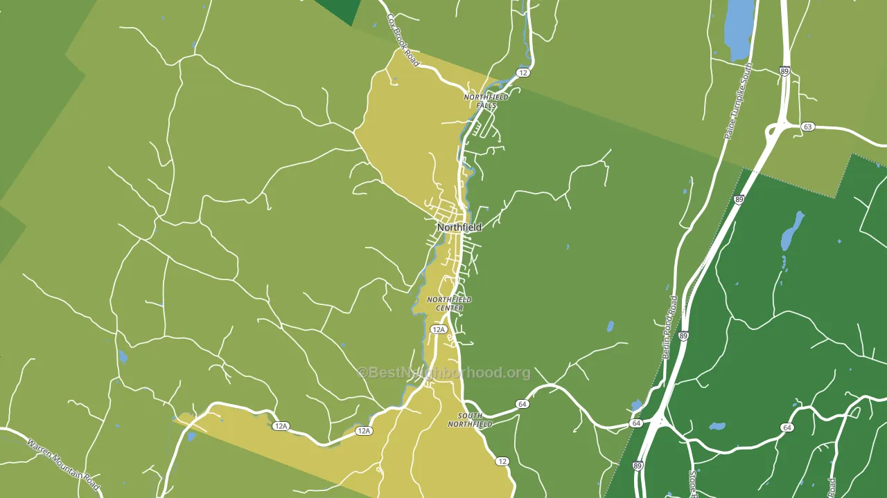 05663, VT block-group voter-turnout map