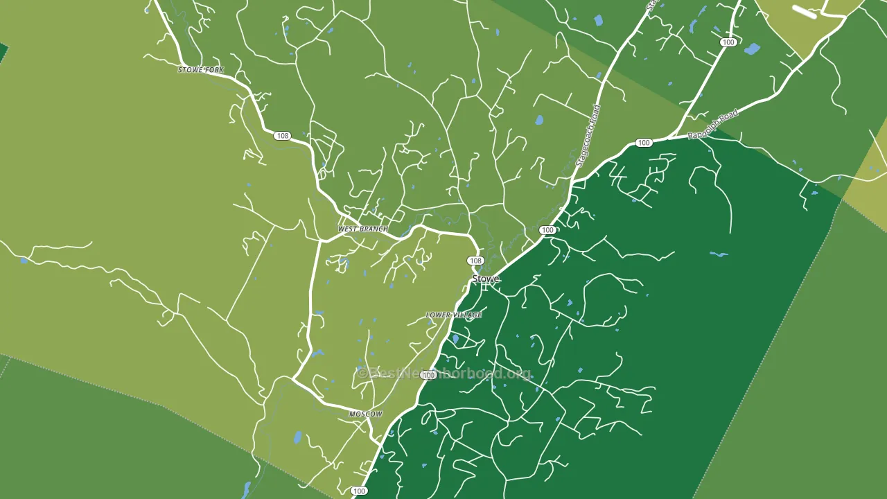 05672, VT block-group voter-turnout map