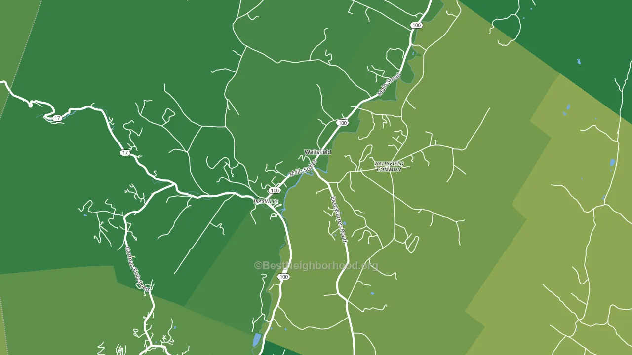 05673, VT block-group voter-turnout map