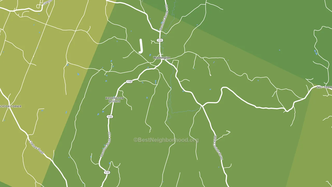 05675, VT block-group voter-turnout map
