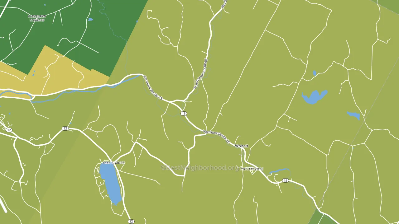 05680, VT block-group voter-turnout map
