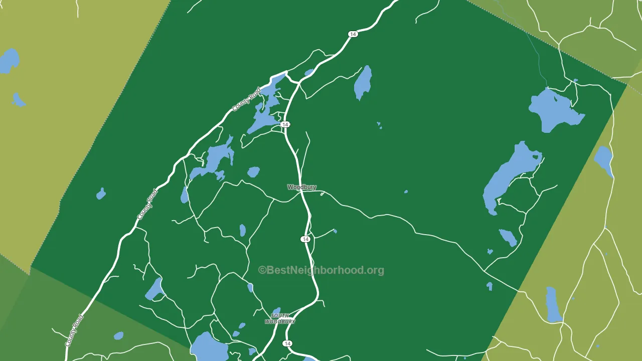 05681, VT block-group voter-turnout map