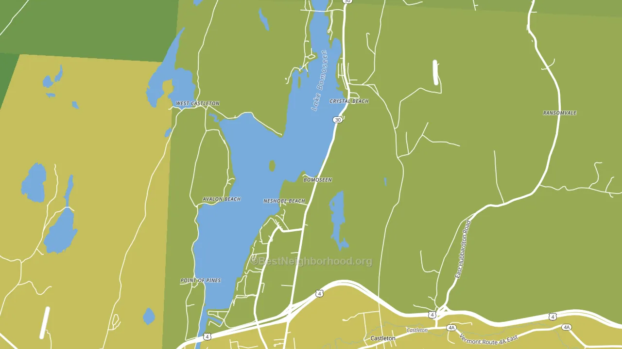 05732, VT block-group voter-turnout map