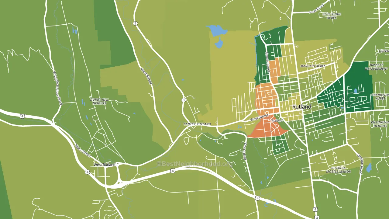 05736, VT block-group voter-turnout map