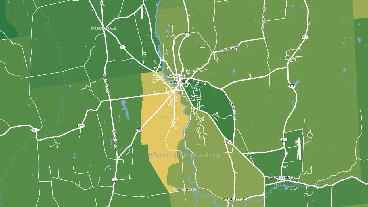 05753, VT block-group voter-turnout map
