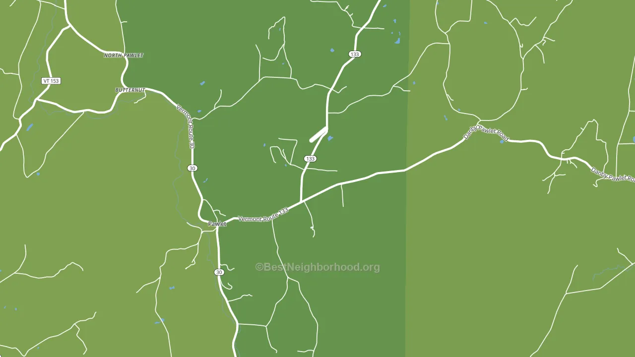 05761, VT block-group voter-turnout map