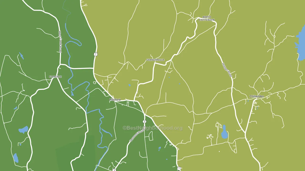 05763, VT block-group voter-turnout map