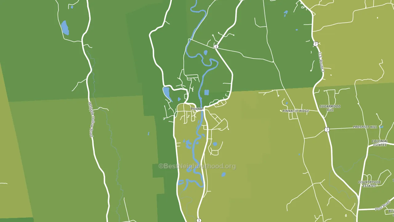05765, VT block-group voter-turnout map