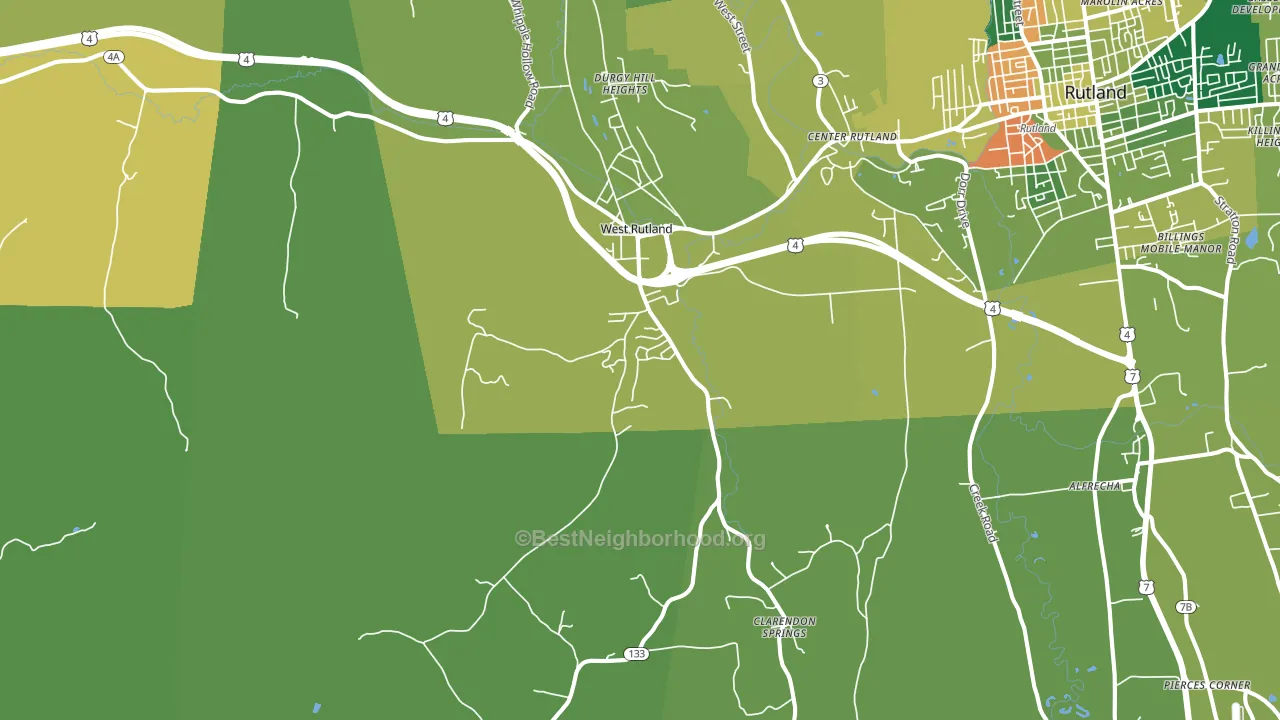 05777, VT block-group voter-turnout map