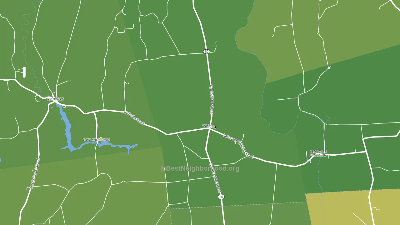 05778, VT block-group voter-turnout map
