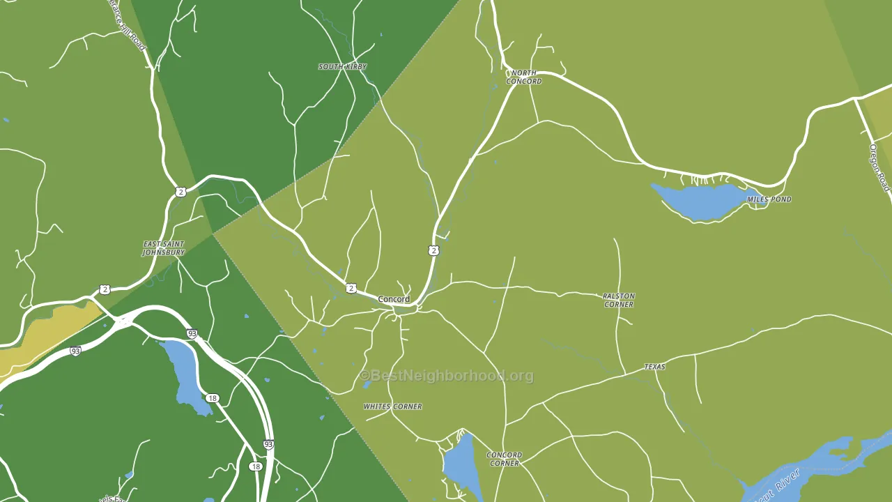 05824, VT block-group voter-turnout map