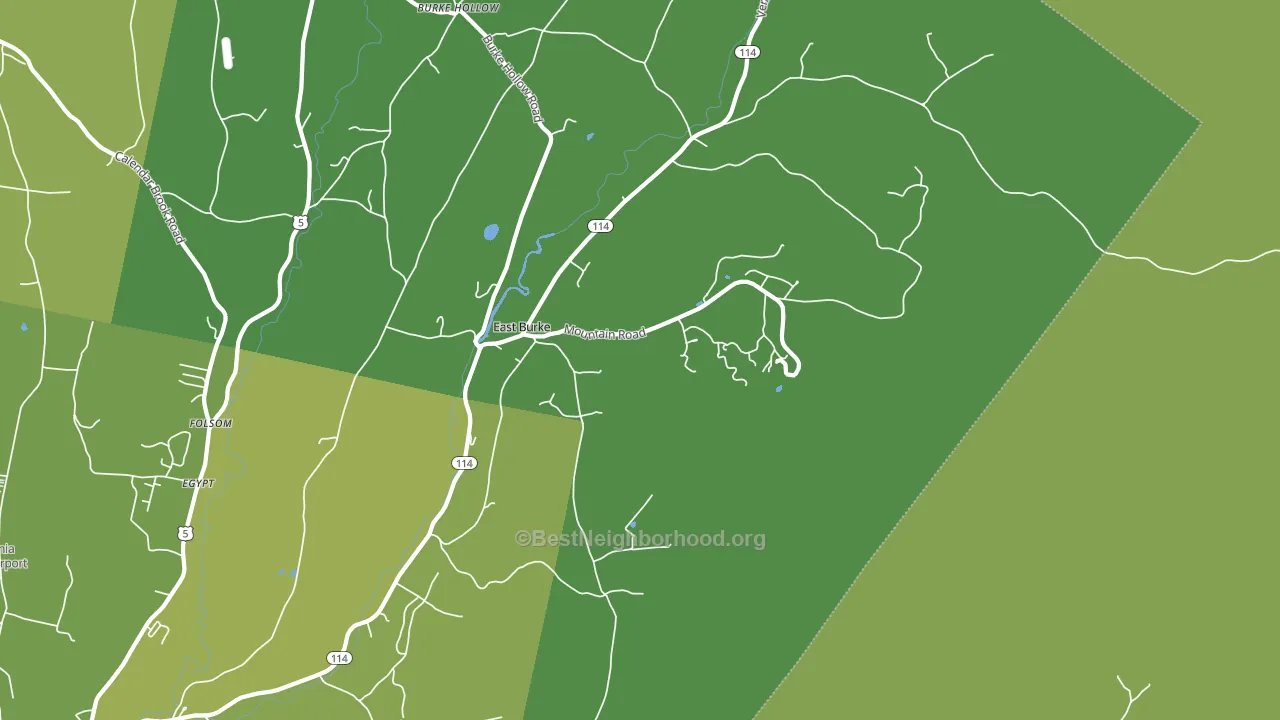 05832, VT block-group voter-turnout map