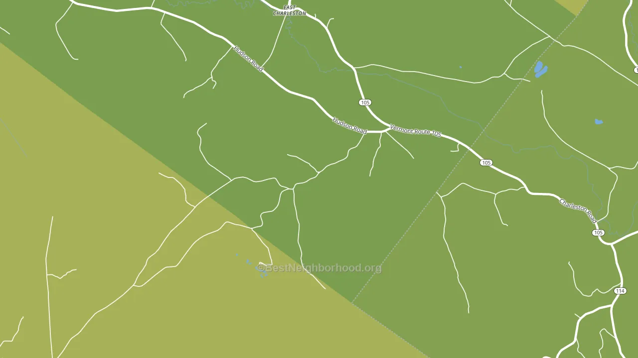 05833, VT block-group voter-turnout map