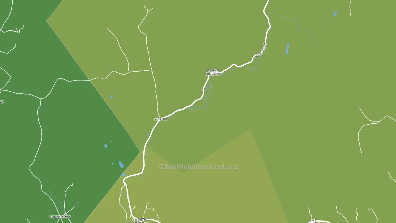 05858, VT block-group voter-turnout map