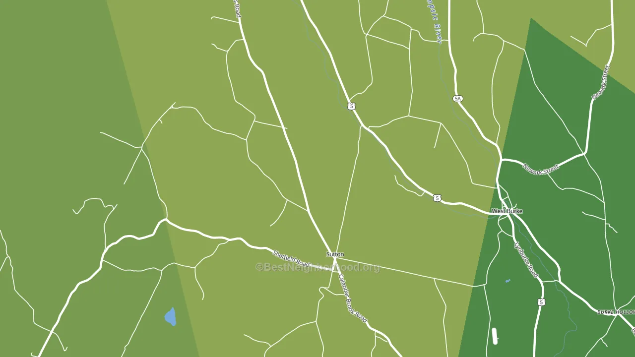 05867, VT block-group voter-turnout map