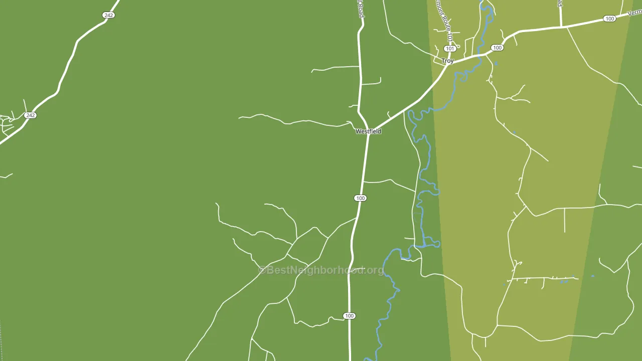 05874, VT block-group voter-turnout map