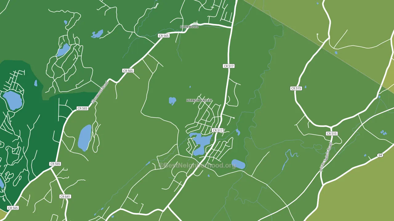07418, NJ block-group voter-turnout map