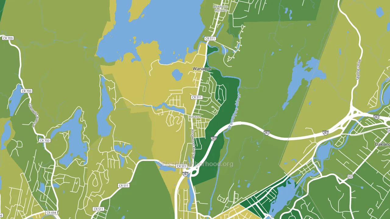 07420, NJ block-group voter-turnout map