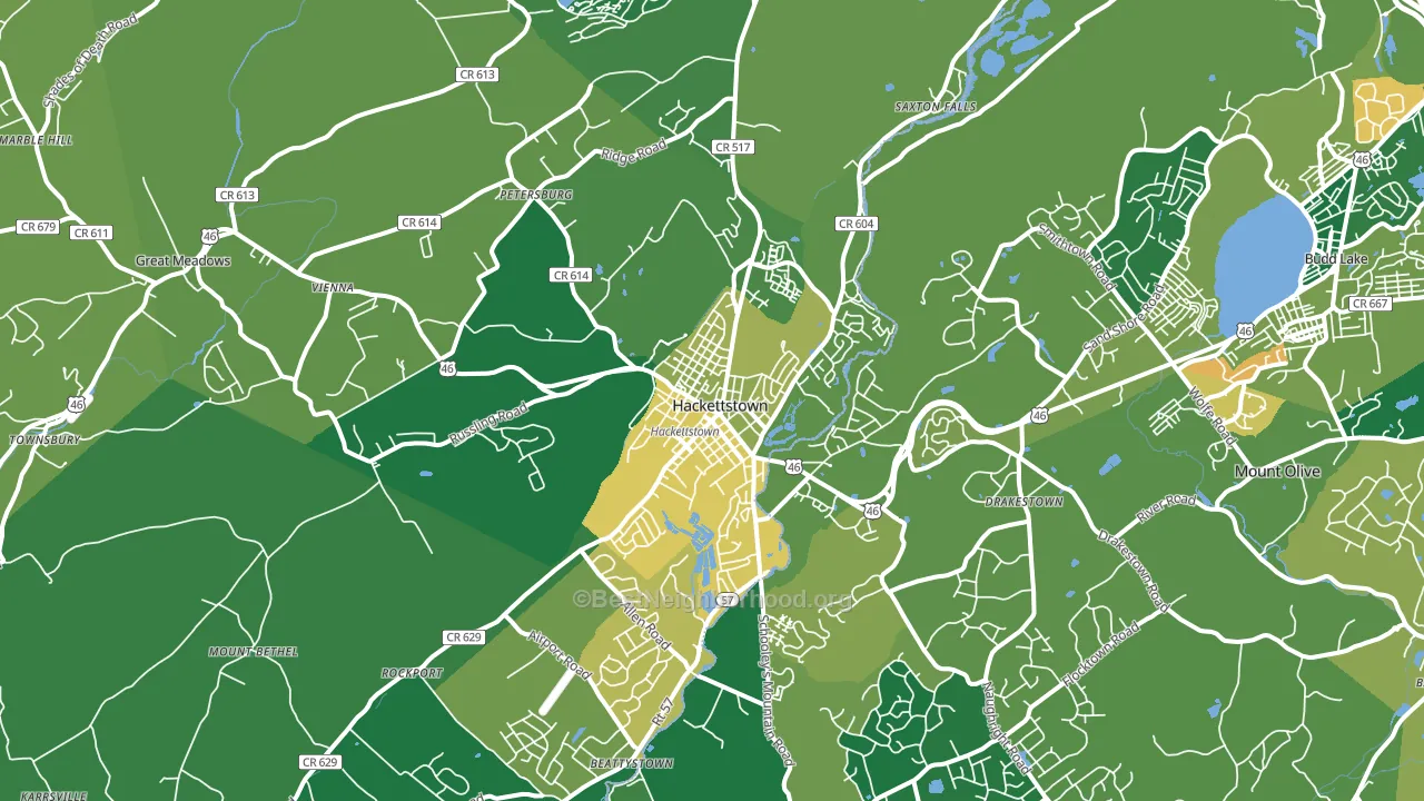 07840, NJ block-group voter-turnout map