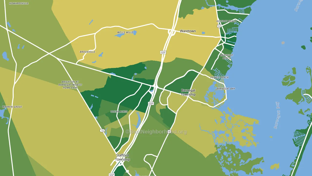 08005, NJ block-group voter-turnout map
