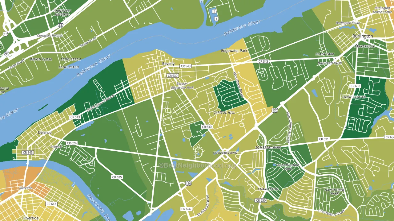 08010, NJ block-group voter-turnout map