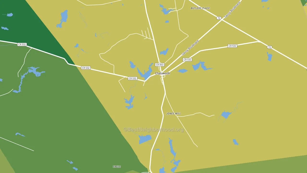 08019, NJ block-group voter-turnout map