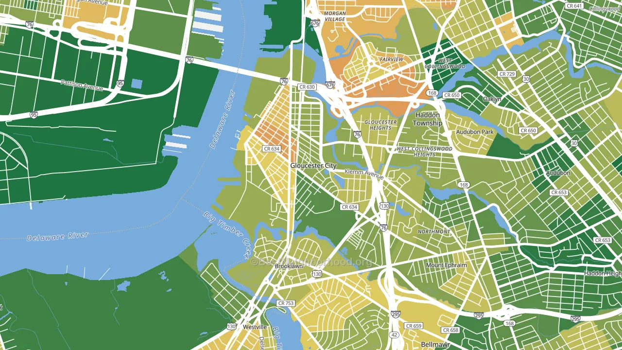 08030, NJ block-group voter-turnout map