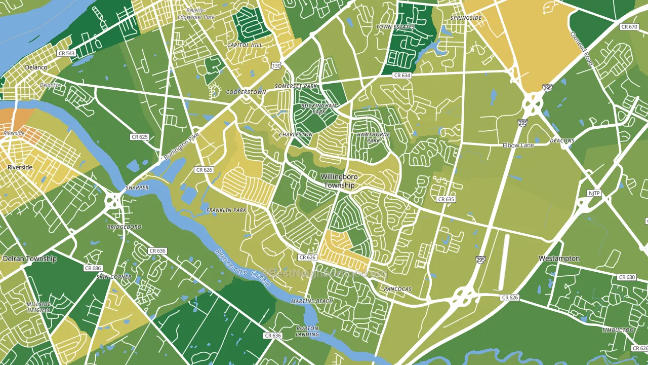 08046, NJ block-group voter-turnout map
