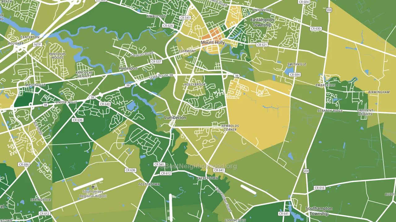 08048, NJ block-group voter-turnout map
