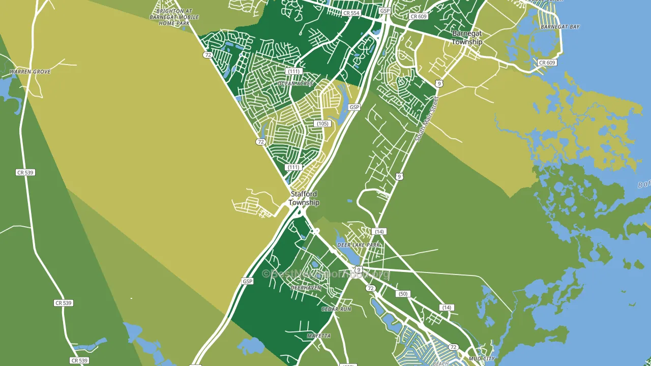 08050, NJ block-group voter-turnout map