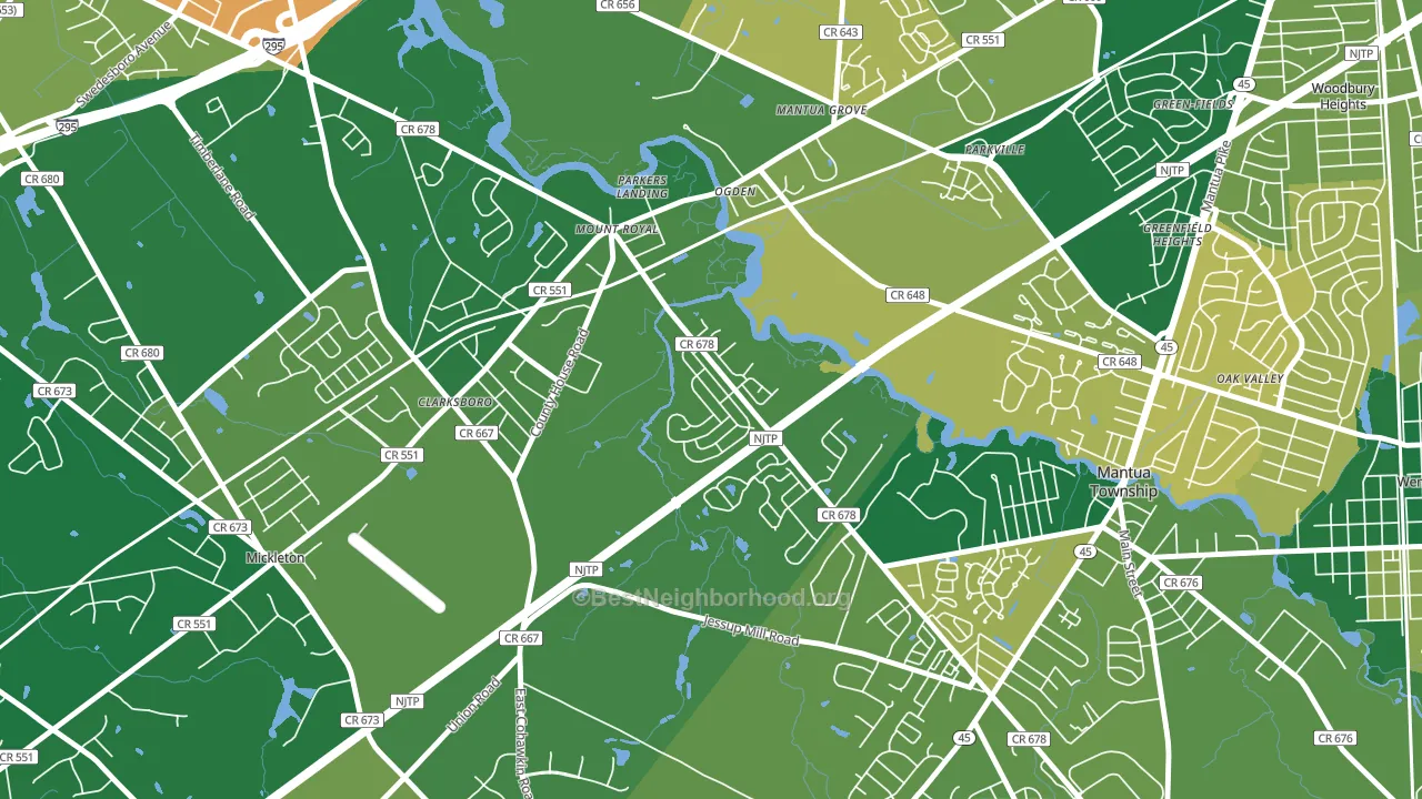 08061, NJ block-group voter-turnout map