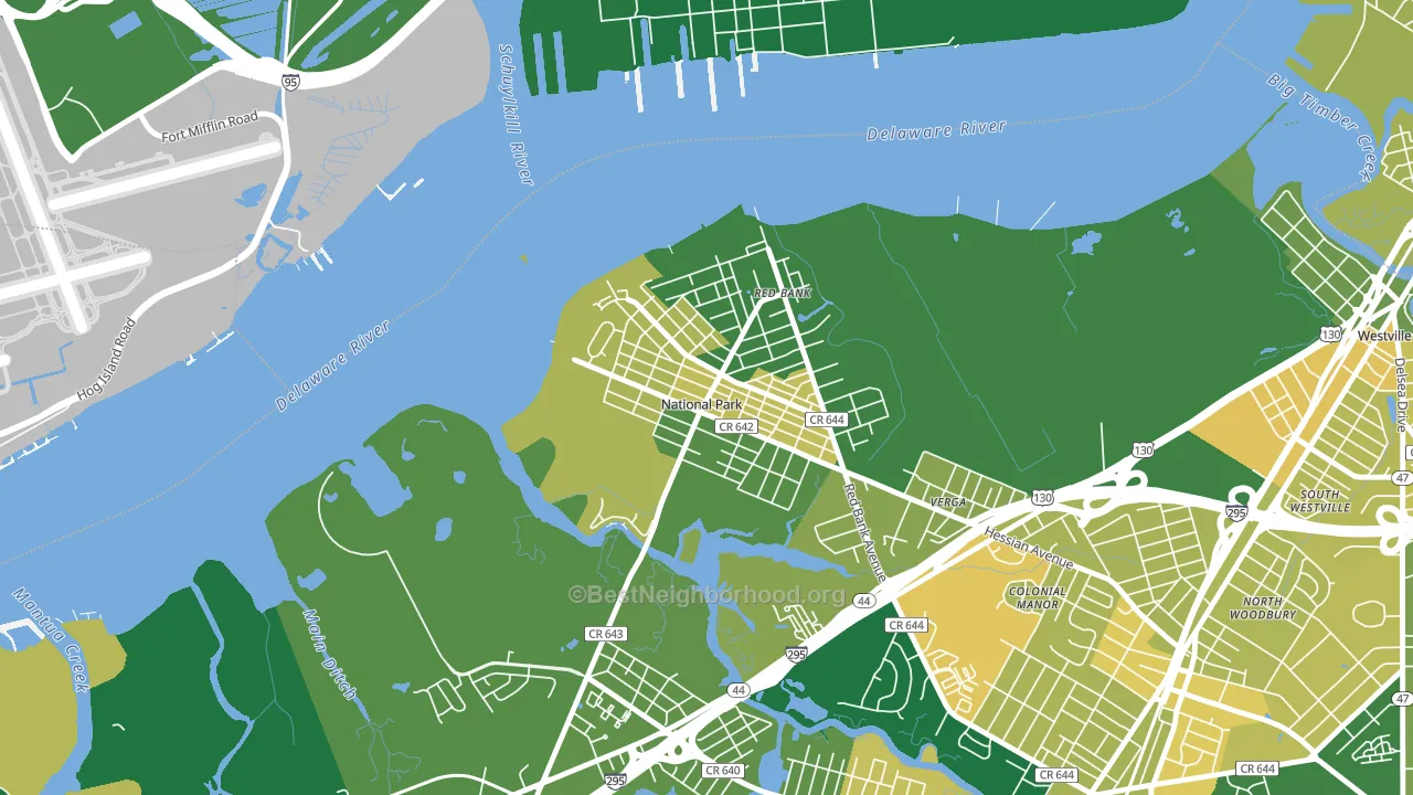 08063, NJ block-group voter-turnout map