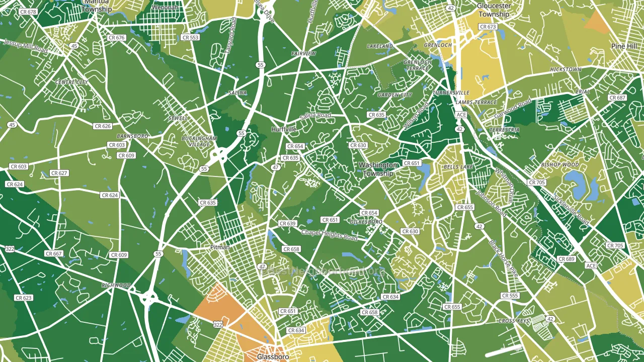 08080, NJ block-group voter-turnout map