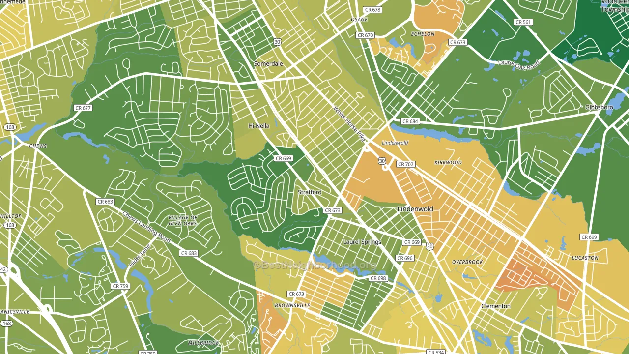 08084, NJ block-group voter-turnout map