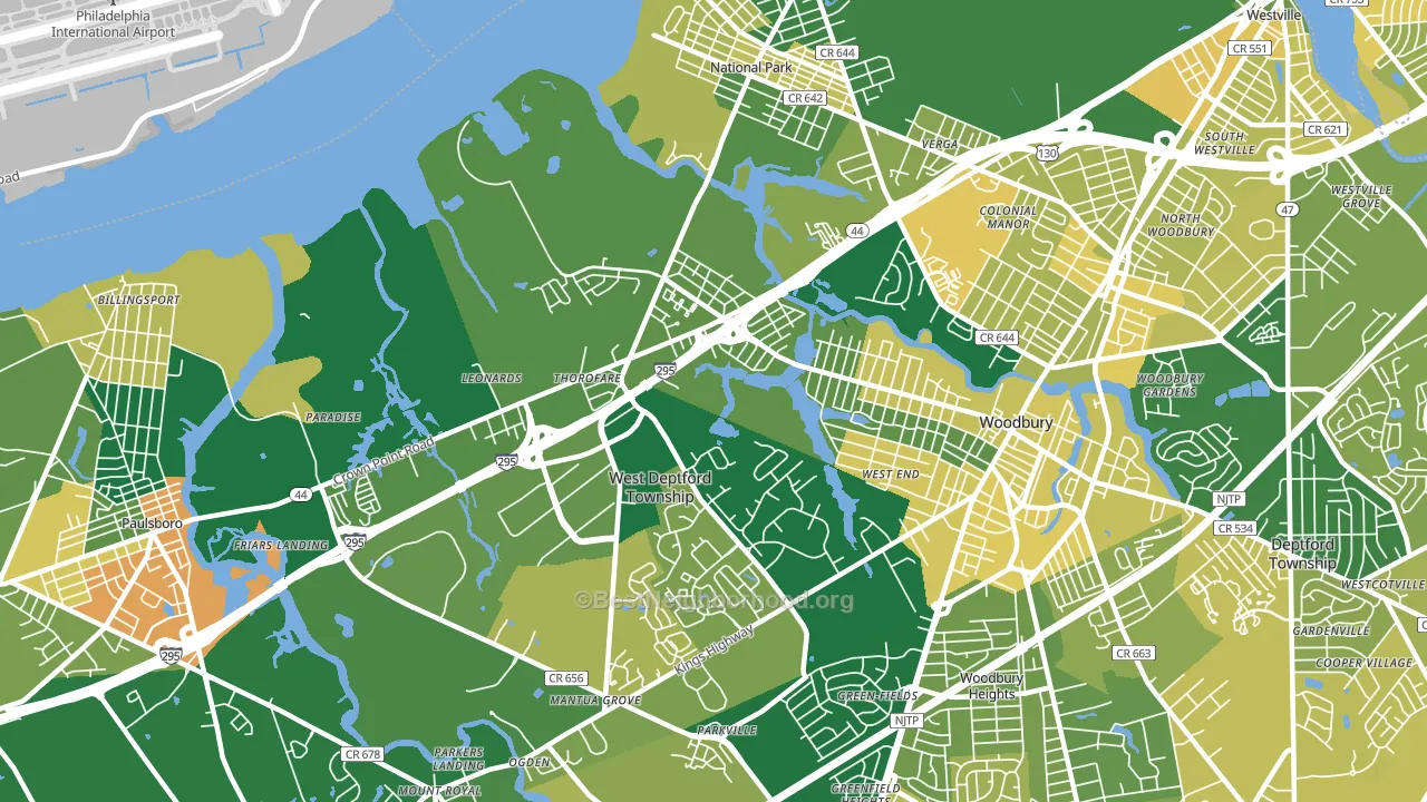 08086, NJ block-group voter-turnout map
