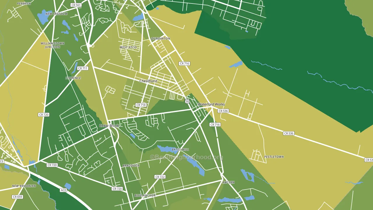 08089, NJ block-group voter-turnout map