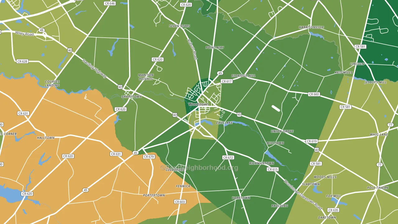 08098, NJ block-group voter-turnout map